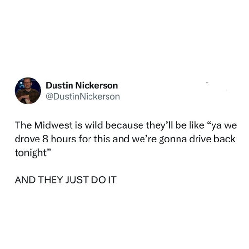 Nobody drives like the Midwest so drive out to one of my SEVERAL Midwest shows this year. 

Fort Wayne, IN 4/16-18
Lansing 4/19
Columbus 5/28
Cincinnati 5/29-30
Milwaukee 6/14
Springfield, MO 8/7-8
Columbia, MO 8/9
Omaha 9/3
Des Moines 9/4-5
Dayton 9/11-12
Grand Rapids 11/19
Detroit 11/20-21
Indy 12/3-5

#midwest #roadtrip #comedy #middleamerica #comedian