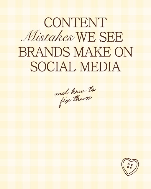 social media shouldn’t feel like something you’re constantly trying to keep up with

and yet… for so many brands, it does

it turns into posting just to stay consistent
second guessing every piece of content
and wondering why it’s not quite clicking the way you hoped

most of the time, it’s not a lack of effort
it’s a lack of structure, clarity, and support behind what you’re creating

because good content isn’t just about showing up
it’s about understanding what you’re saying, who it’s for, and how it all works together over time

that’s where things start to feel easier
more natural
more like your brand

this is the work we do with our clients

bringing intention to the content
building systems that actually support consistency
and creating visuals that feel aligned and scroll-stopping

so social doesn’t feel like a guessing game anymore

just something that grows with you

if your content has been feeling a little off lately, you’re not alone
and you don’t have to figure it out on your own either 😌

we’re accepting clients for late April/May start dates, just reach out soon so we can save a spot for you 💌