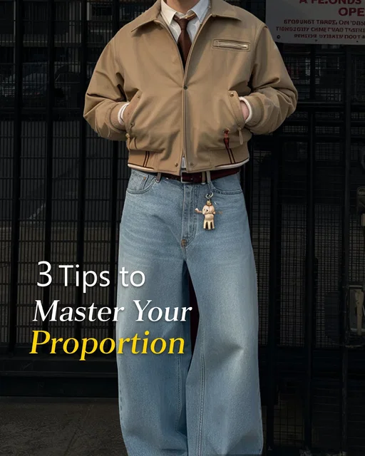 Most guys kill their height by wearing a 1:1 ratio (the dreaded "boxy stumpy" look). If you want to look taller, leaner, and more intentional, here are 3 ways to fix your proportions today:

1. The 1/3 - 2/3 Split: High-rise pants + a tucked-in or cropped top. This instantly elongates your legs.

2. The A-Shape: Balance a slim-fit top with baggy bottoms for a modern, architectural silhouette.

3. Contrast via Shape: If you love the "oversized" look, use a belt to define where the torso ends and the legs begin.

Which of these silhouettes is your go-to? Let me know in the comments! 👇

#mensfashiontips #mensstyleguide #fashiontips #mensoutfits #mensfashions