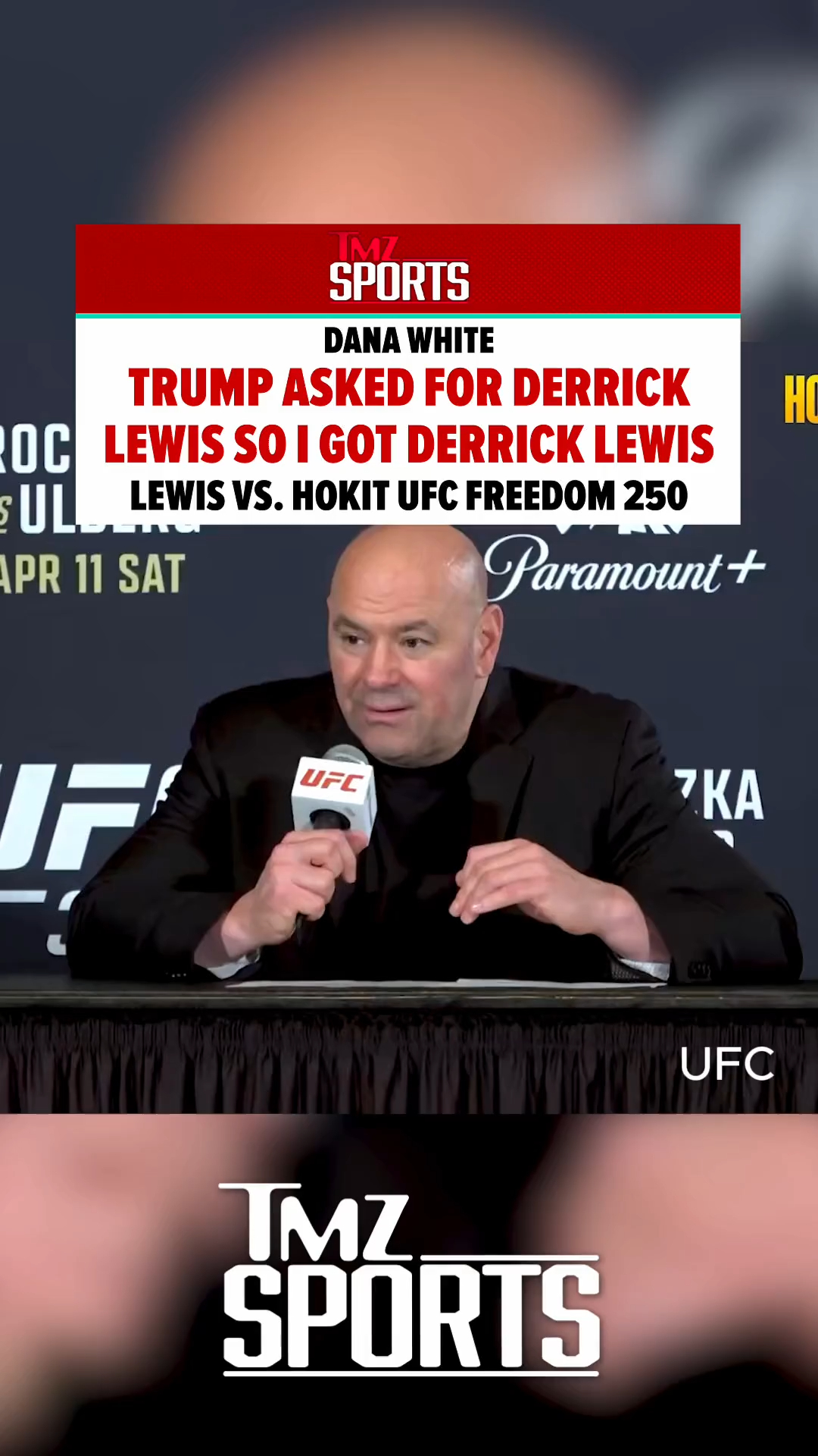 If the President makes a request for The White House card you have to figure out a way, and Dana White did just that by organizing Derrick Lewis vs. Josh Hokit. 🥊🇺🇸🍿