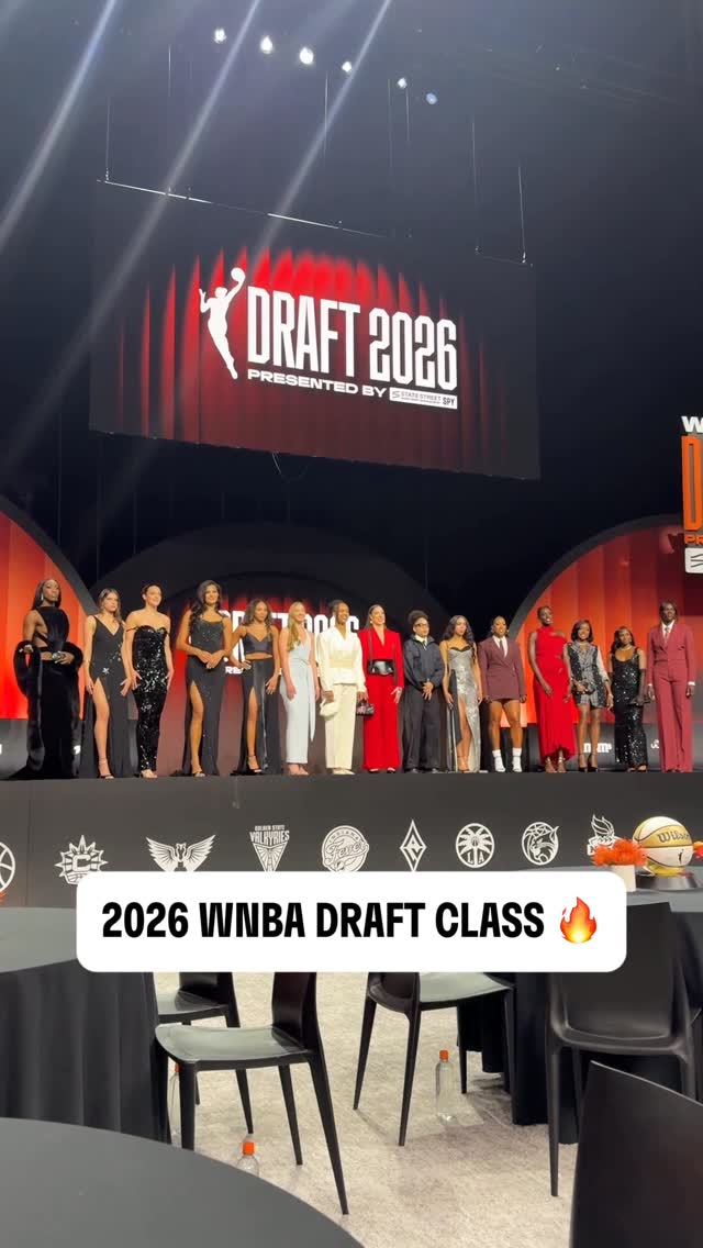 The 2026 draftees ate and left no crumbs 💅

#WNBADraft presented by State Street Investment Management SPY