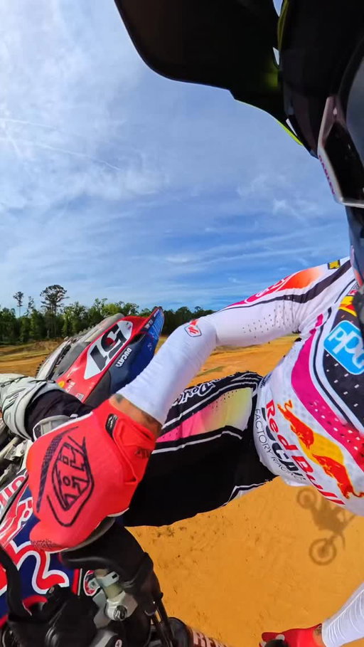 Nothing beats the feeling of hitting the rhythm section for the first time in months. The bike feels fast and the body feels good. Give me a “YES” in the comments if I should come back and race sx! #supercross #bamtv #ducati #explorepage✨