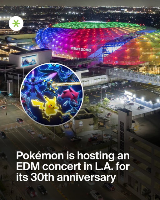[🔗 IN BIO] Marshmello and Alison Wonderland are headlining 'Pokémon Night Out,' an immersive and "unforgettable audiovisual journey" headed to the Intuit Dome this fall, for one night only. With a capacity of 18,000 people, the massive celebration will certainly be one for the books.⁠
⁠
The experience is expected to have exclusive merch, and is only open to fans ages 16 and up. Tickets go on sale this Friday, April 17, at 10 am PT.⁠
⁠
👉 Hit the link in bio for everything we know, including how to get tickets.⁠
⁠
#mysecretla #music #pokemon