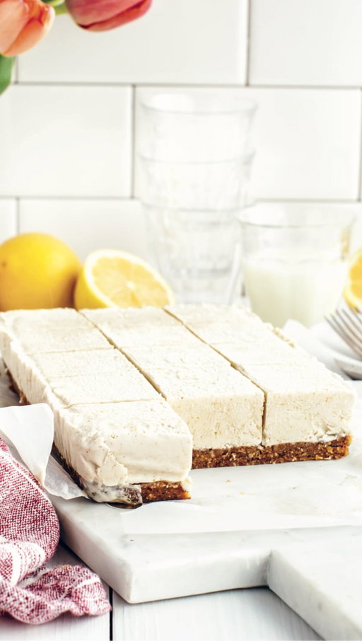 Comment RECIPE and for these creamy vegan lemon bars!

I like to freeze them until they set, and slice them into bars so that later I can thaw one at a time for an individual serving 🍋

#vegandessert #nobakedessert #lemonbars #lemondessert #loveandlemons