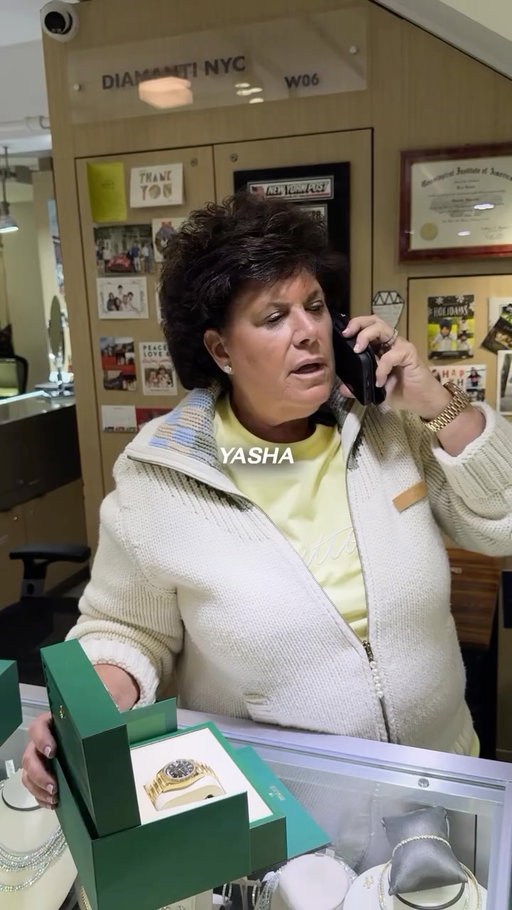 We buy a watch from @kerrilavine as her client wants to buy a big diamond and trade in the watch.. can we close it?