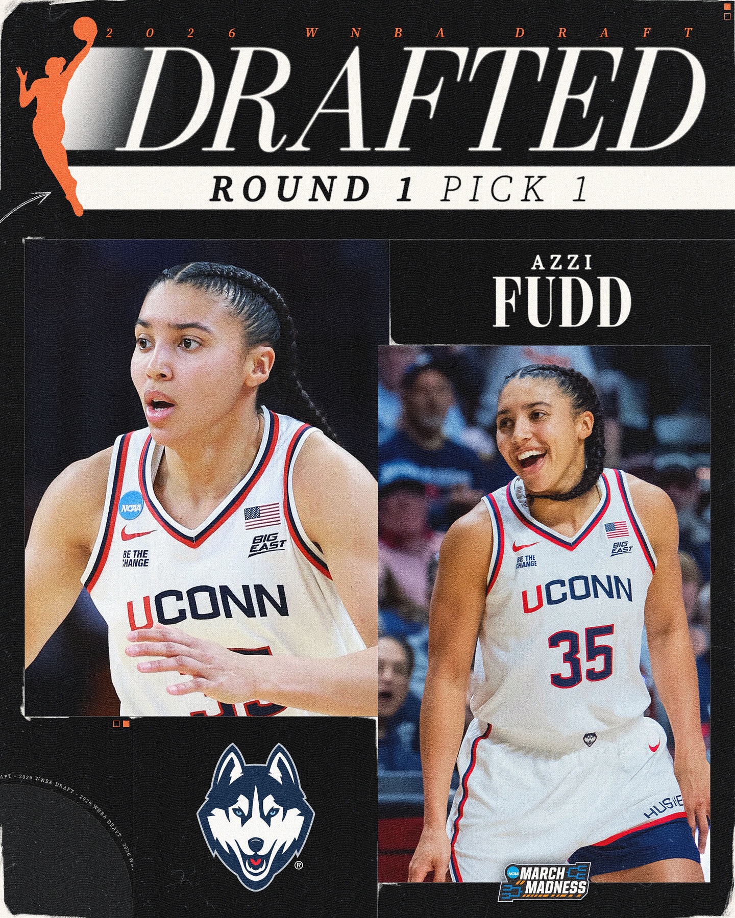 Congratulations Azzi Fudd 👏

From @uconnwbb ➡️ @dallaswbb

#NCAAWBB