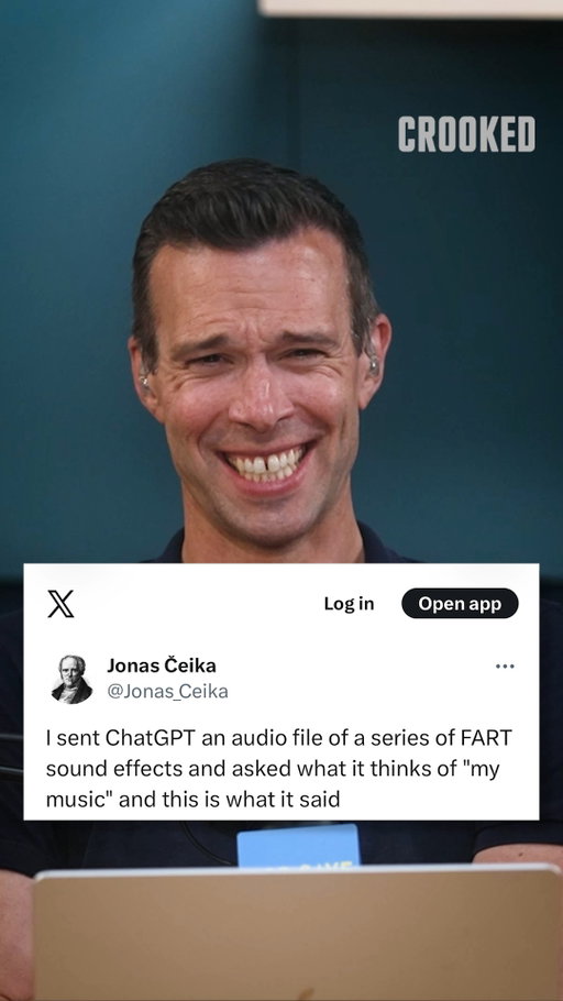 ChatGPT's musical analysis stinks!

Watch more Pod Save America on YouTube!
#podsaveamerica #crookedmedia #chatgpt