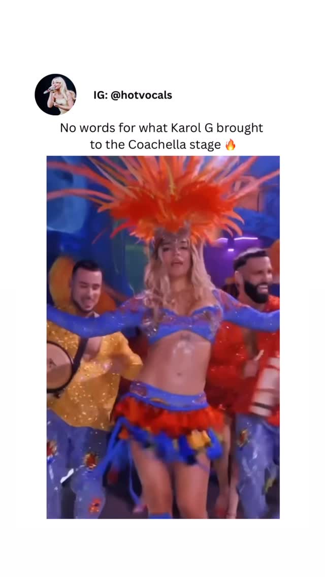 She is exactly who she think she is! 🔥🔥🔥 INCREDIBLE performance. #explore #karolg #coachella #bichota