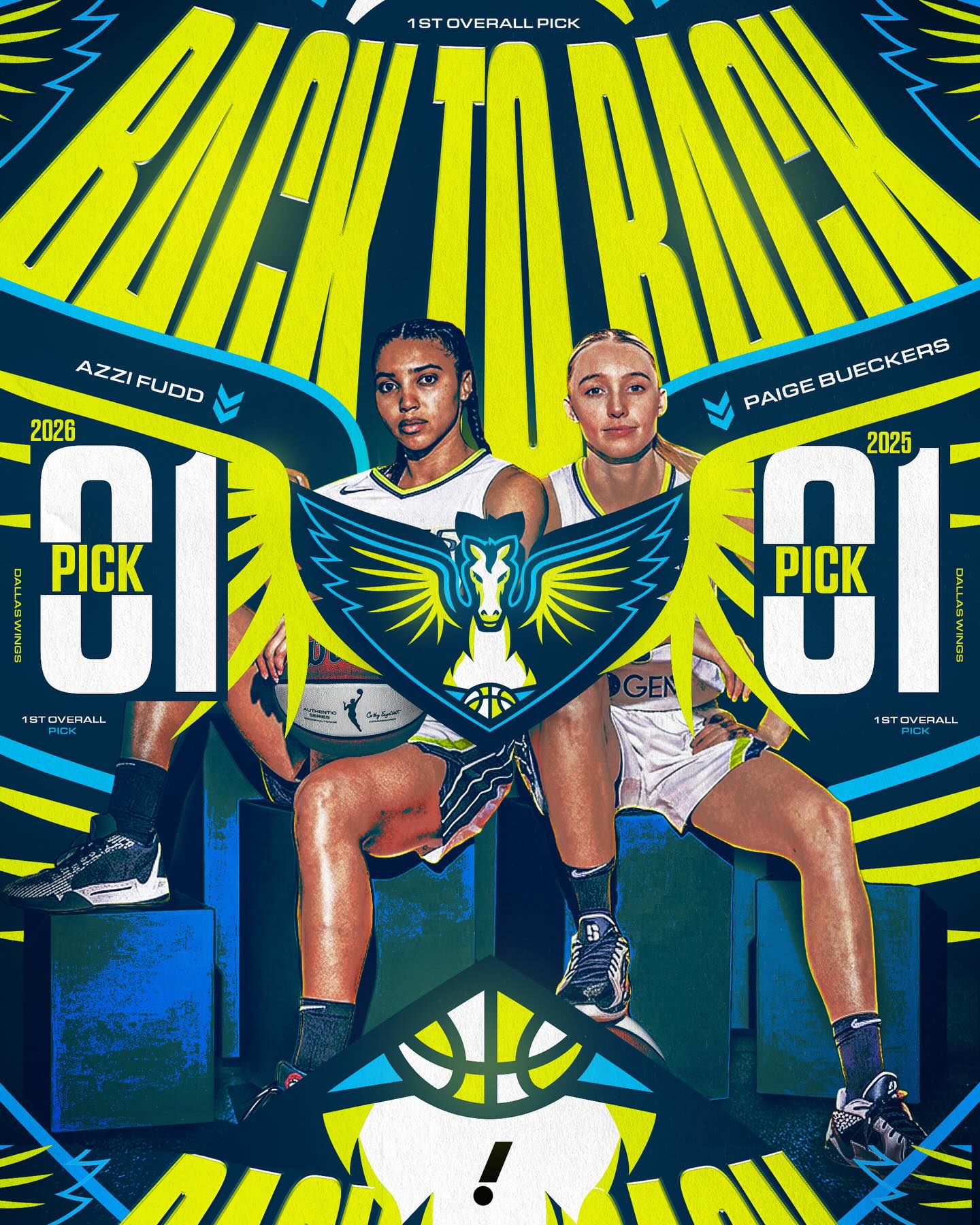 BACK-TO-BACK NO. 1 OVERALL PICKS FROM UCONN 😤

Azzi Fudd reunites with Paige Bueckers in Dallas 🤠