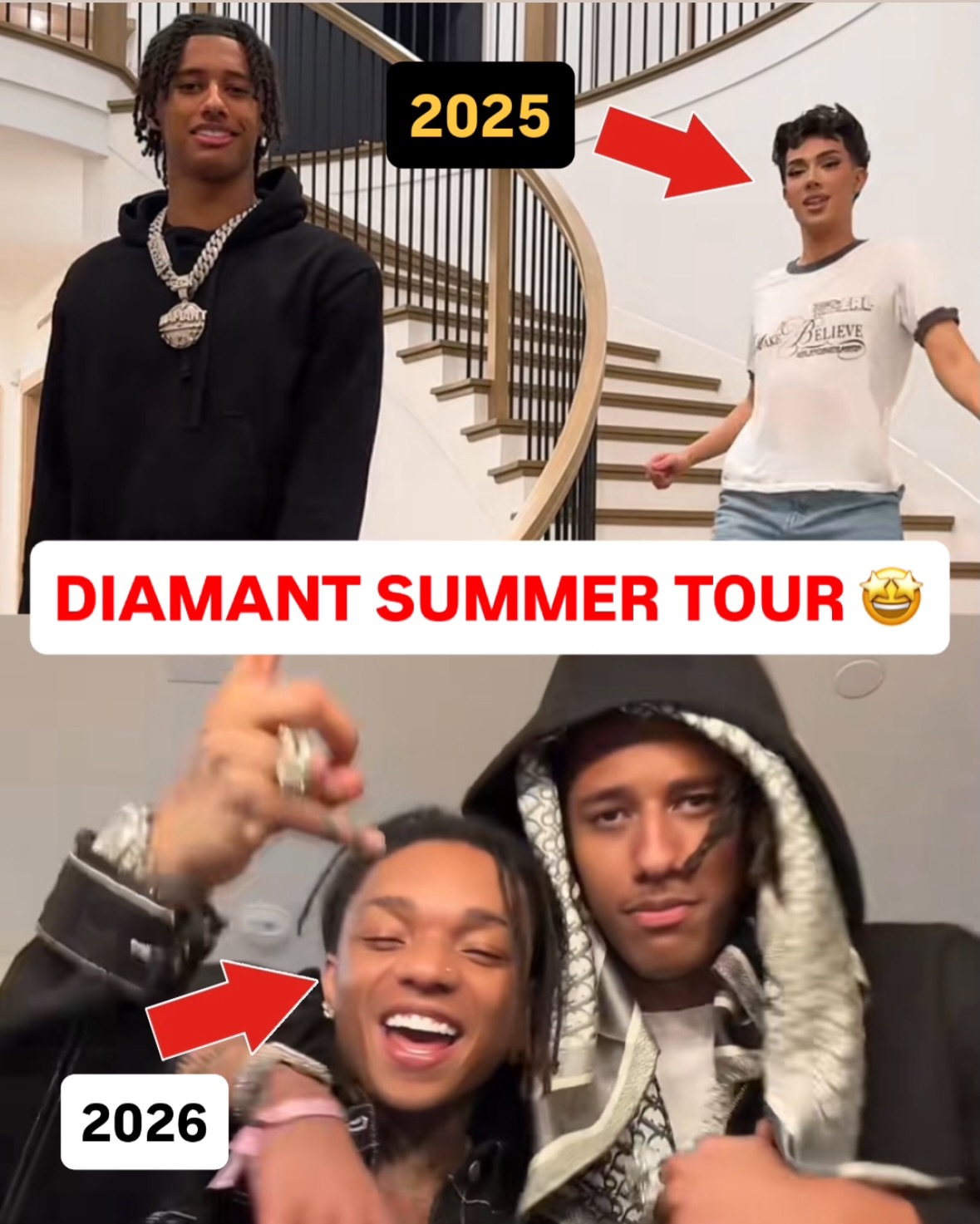 Diamant’s living a true rockstar life 😂 From James Charles to Swae Lee x North West at Coachella‼️ Who’s next? 👀 @diamantblazi