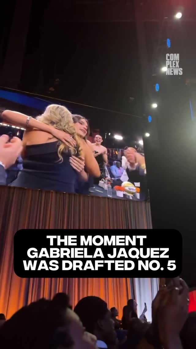 Gabriela Jaquez was the second UCLA Bruin selected in the first round of the WNBA Draft 👀