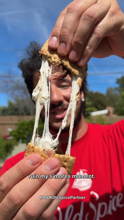 #Ad #OldSpicePartner S’mores fit for a Serial Griller with @oldspice
