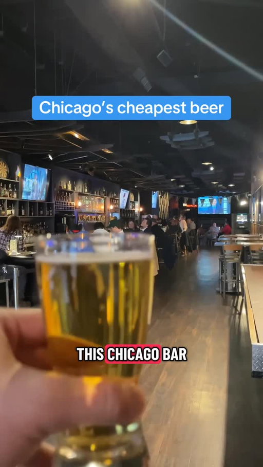 $2.22 is an unreal deal for a beverage in the Chicago loop