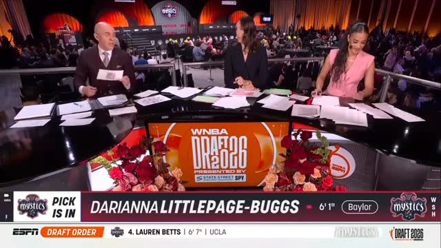 “With the 30th pick in the 2026 WNBA Draft, the Washington Mystics select…” 

🐞🐞🐞🐞🐞

#SicEm | #GreaterThan