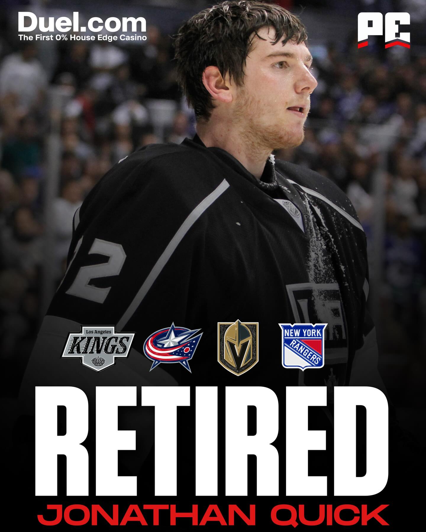 829 games. 410 wins. .910 SV%. 64.43 GSAx. 1x Conn Smythe. 3x Stanley Cup Champion.

Undoubtedly a first-ballot Hall of Famer. Best American goaltender ever.

Take a bow, Jonathan Quick.