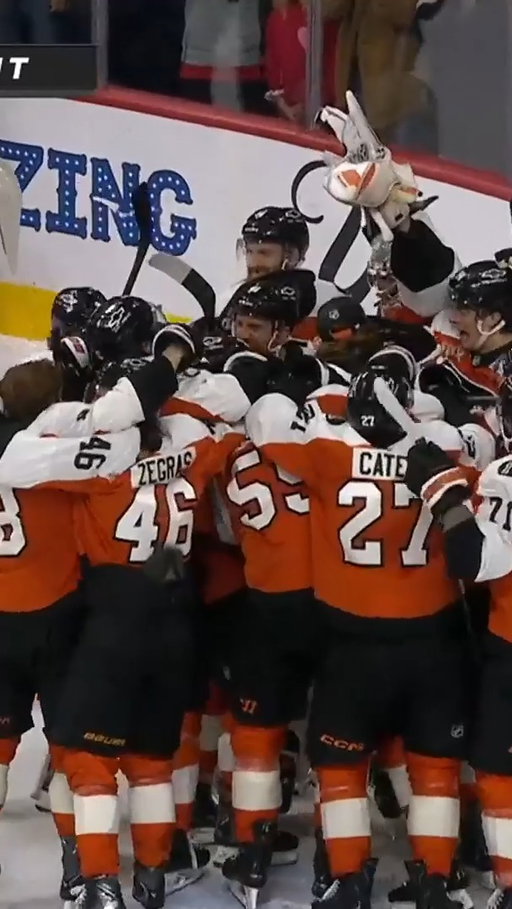 THE SAVE THAT BROUGHT PLAYOFF HOCKEY BACK TO BROAD STREET.