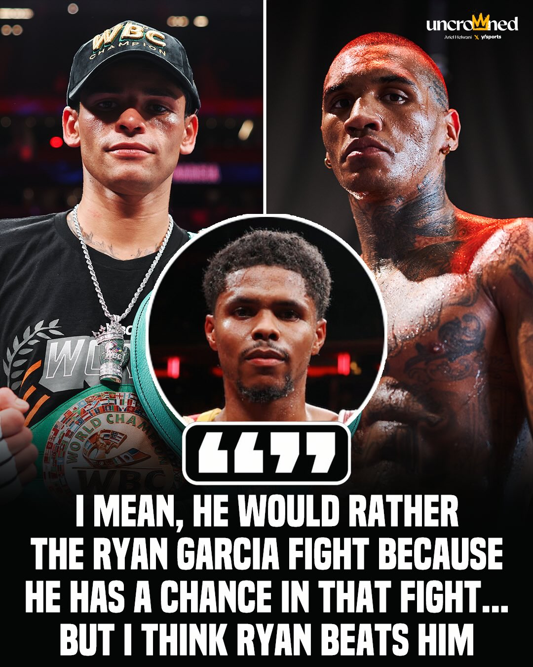 Shakur thinks Conor Benn is taking the easy route by calling out Ryan Garcia 👀