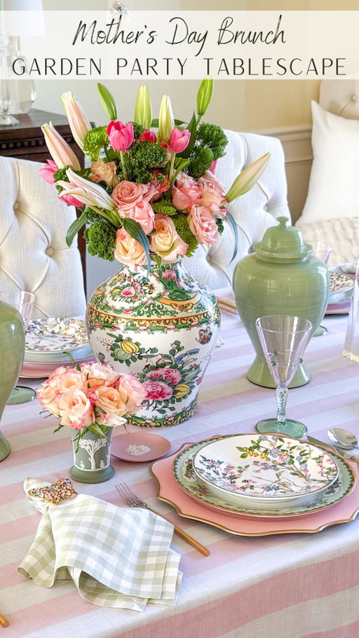 Only the best for the ones who do it all! 🌸🌷🌿💖

#ad Setting the scene for Mother’s Day Brunch should begin with premium quality linens, like these gorgeous ones from @solinohome! The cherry blossom and white Cabana Stripe tablecloth is such a fun, feminine contrast to my floral china, and I love their sage and white gingham napkins layered over top for a playful but classic touch. 

✔️Comment LINK for a DM to shop my tablescape, including my gorgeous Solino Home linens, and
✔️Follow along for more entertaining ideas!

.
.
.
.
.
.
#mothersdaybrunch #mothersdaytable #springtablescape #entertainingathome