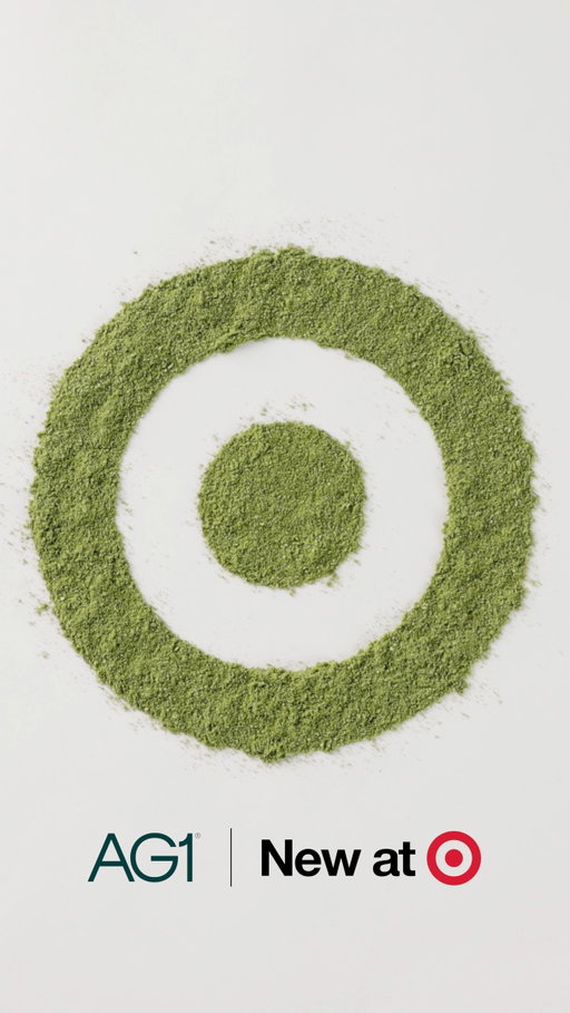Never miss a day: AG1 is new at Target. 

Find AG1 and AGZ in the supplement aisle and online at @target