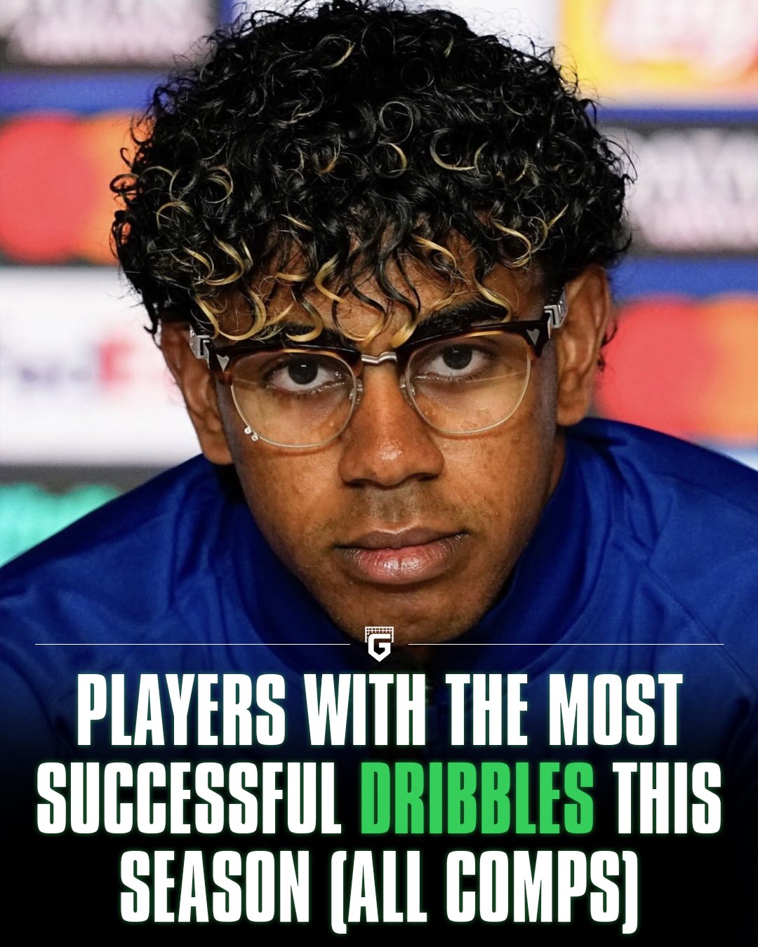 💨 Most successful dribbles this season (all comps):

🇪🇸 Lamine Yamal: 234 
🇧🇪 Jeremy Doku: 150
🇨🇮 Yan Diomande: 132
🇧🇷 Vinicius jr: 122
🇹🇷 Kenan Yildiz: 116