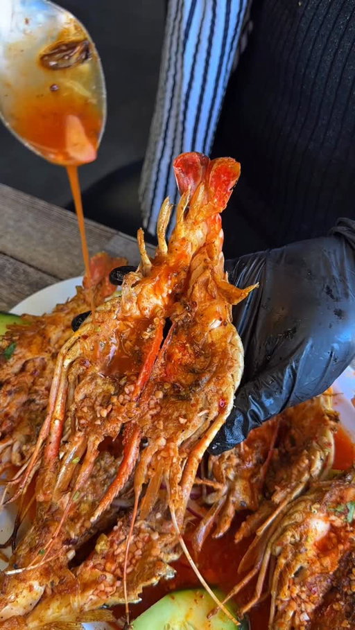 Got this Langustinoes dish from @mariscosloschavalonesofficial in Anaheim,Ca. Have you been here yet? #mariscos