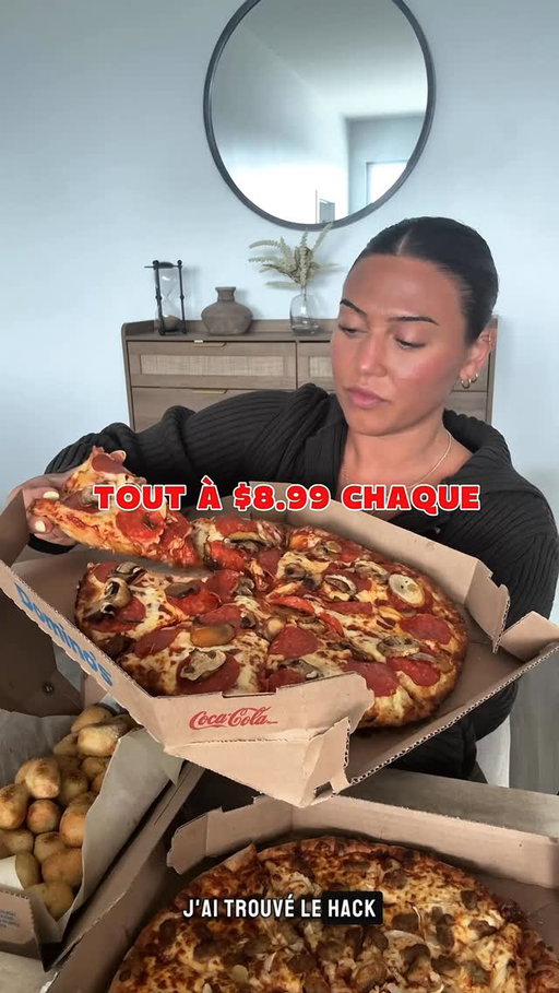 Le plan : bien manger, sans compromis 😌🍕 Un peu de tout…et ne rien regretter 😍

Pizzas moyennes à 2 garnitures, pain farci au fromage fait avec la pâte pan, bouchées à l’ail, pâtes, poulet… et même desserts — tout est dans le Mix & Match de @dominosquebec @dominoscanada 

Choisis 2 items ou plus à 8,99$ chaque!

Commandez sur l’app ou dominos.ca (code : 8930)