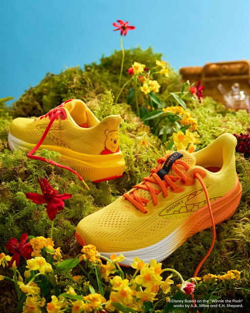 Brooks are in bloom for the @runDisney Springtime Surprise Weekend! Pick a fresh pair of Brooks x #runDisney, featuring limited-edition shoes inspired by your favorite Disney duos. ​

✨ Available for purchase: ​
Ghost 17 Winnie the Pooh
Glycerin 23 Genie
Ghost 17 Chip n’ Dale
Ghost 17 Mickey Mouse⁣​
Adrenaline GTS 25 runDisney⁣​
*Note: Limited sizes of this style will only be available for order onsite at the runDisney Health & Fitness Expo and will be shipped to your home. Onsite pickup will not be available.​

💐 Put some Spring in your step and shop at the #runDisney Health & Fitness Expo:​
4/16 10:00 AM – 7:00 PM ​
4/17 12:00 PM – 7:00 PM ​
4/18 11:00 AM – 3:00 PM ​