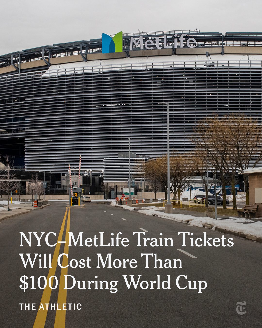 New Jersey Transit is currently planning to charge more than $100 for return rail tickets from New York’s Penn Station to MetLife Stadium for FIFA World Cup games this summer.

According to people familiar with the plans, who asked to remain anonymous in order to protect relationships, a return ticket purchased via NJ Transit is currently modeled for more than a seven-fold increase from its usual prices. The 18-mile rail journey, which includes a stop at Secaucus station, ordinarily costs $12.90 for a return ticket.

For soccer fans attending the World Cup, this is yet another blow, compounding the highly expensive tickets and hotels.

Read more on @theathletichq at the link in bio.

Photo by Bryan Anselm for The New York Times