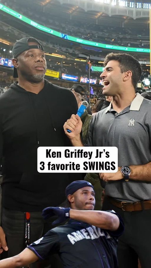 The sweetest swing there ever was 😮‍💨 who has the best swing in the game right now? @therealkengriffeyjr