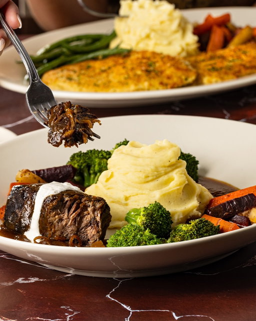 Go ahead, order the Braised Pot Roast. You know you want to. 😏