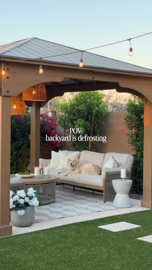 #ad POV: backyard is defrosting ☀️

finally making the backyard feel like spring again, thanks to @wayfair 🌷

See something you like? Comment BACKYARD for the links🫶🏼 

#wayfair #wayfaircreator #patioinspo #outdoor