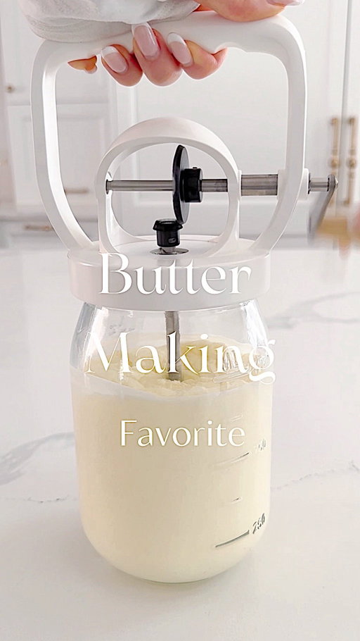Type “BUTTER” to shop 🤍

I like that this butter churner comes with a built-in strainer as well 🧈

#amazonhome #kitchenfinds #makingbutter #homemadebutter #homemade
