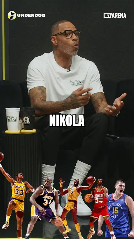 CHAOS in Gil’s Arena over Nikola Jokic being a top-5 Center in league history 😂

#jokic #joker #shaq