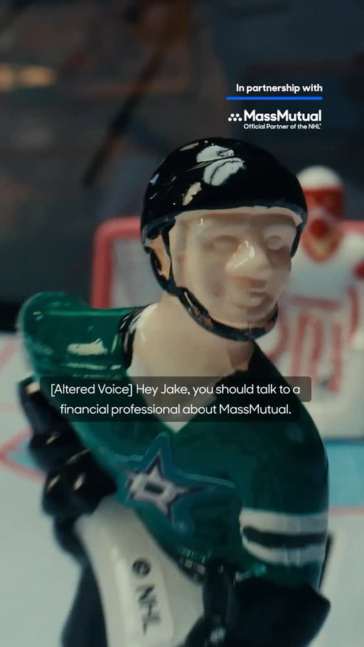 Who said that? 👀 

#MassMutualPartner

A good plan beats winging it, on and off the ice. @MassMutual can help you build a game plan to prepare for what’s next. 
We’re not done yet. See you on 4/18.