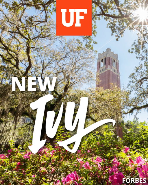 @forbes names UF a “New Ivy” again for being the everything school 🤓