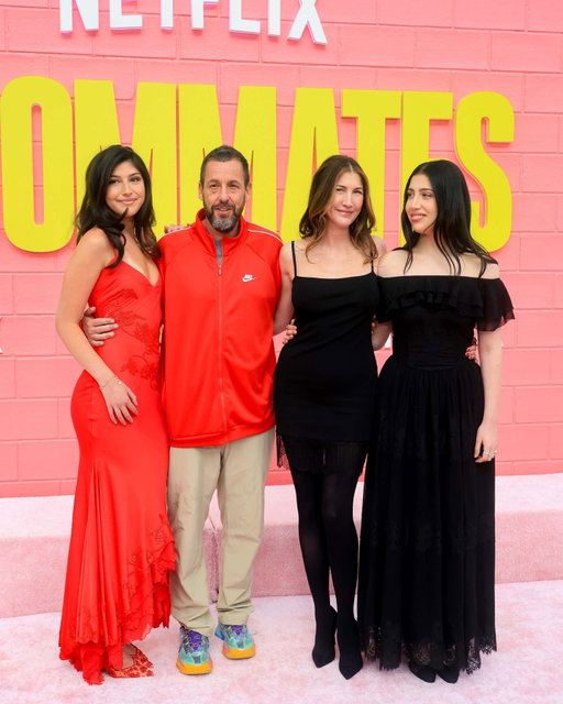 The Sandler family hit the premiere of 'Roommates' starring Sadie Sandler and produced by Adam Sandler last night 🤍