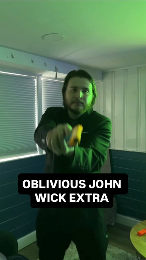 No one ever seems to notice in those movies #unhirables #johnwick #comedy #skit