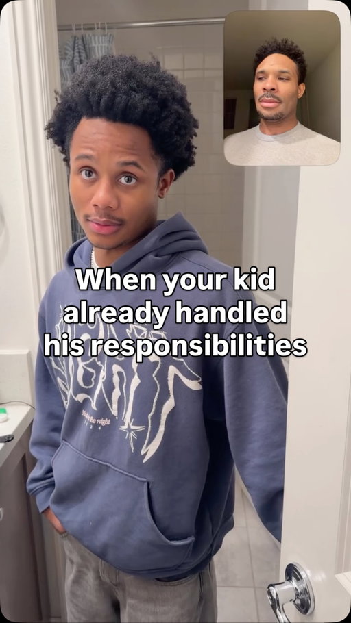 Tired of these kids… doing what I told em to do. Got me coming in here at 2 am to yell for no reason. #parenting #takeoutthetrash #̭parentingtips #givemeparentingtips