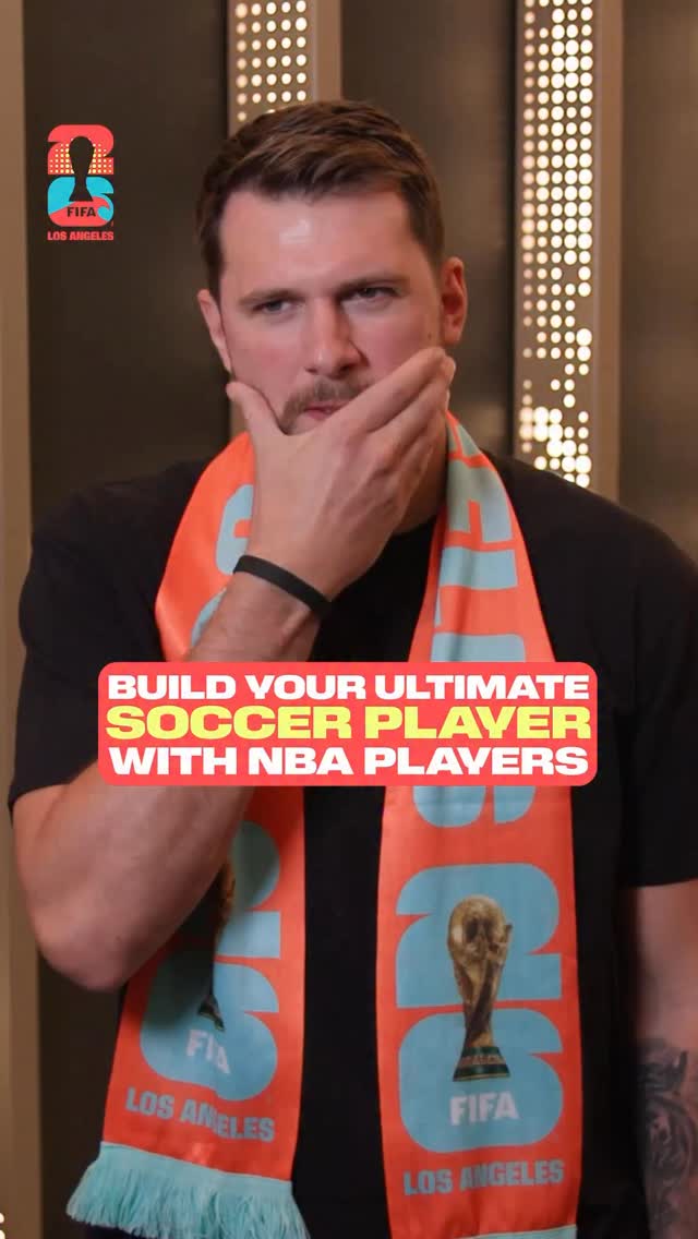 Los Angeles World Cup 2026 Community Ambassador Luka Dončić builds his ultimate soccer player using the attributes of @NBA stars!

#fifaworldcup #weare26 #wearelosangeles #losangeles26 #somos26
