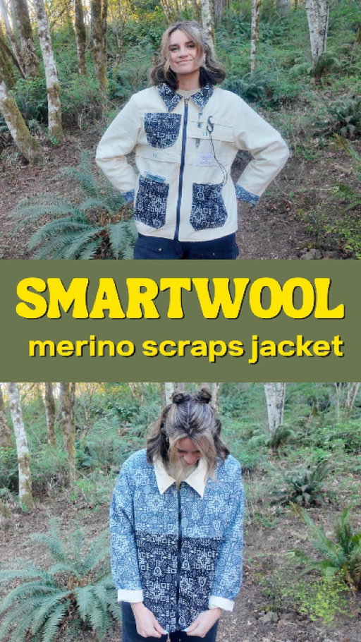@smartwool sent me some of their merino wool scraps so I turned them into a reversible jacket!!

This was such a fun project, and a really fun challenge to combine heir 100% merino wool scraps with a vintage canvas laundry bag I had lying around. Wool is one of my favorite fabrics to work with because it’s breathable, durable, quick drying, and warm...so to have a jacket lined with Smartwool Merino Wool is absolutely epic 🙌 

Thanks @smartwool , for sending me your scraps! ♻️

#collab #partnership #upcycle #gofarfeelgood #smartwool