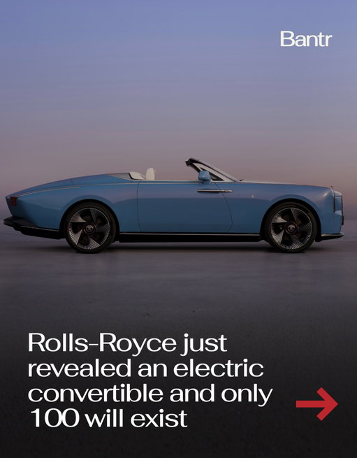 Rolls-Royce just revealed its first coachbuilt electric vehicle, and they’re only making 100 of them.

It’s called the Project Nightingale, and it completely reworks what a Rolls-Royce looks like.

The front end is upright and minimal, with thin vertical headlights instead of the traditional horizontal design. Stainless steel bands run from the front all the way to the rear, where the taillights are shaped like vertical slashes. It sits on 24-inch wheels, the largest ever fitted to a Rolls-Royce.

The car is a two-door, two-seat convertible, roughly the length of a Phantom, with proportions that are almost entirely hood and rear.

Inside, it features a “Starlight Breeze” interior with over 10,000 illuminated light points across the cabin. It’s also fully electric and expected to produce around 650 horsepower, similar to the Spectre.

No official price yet, but it’s expected to cost well over $1 million.

Only 100 will ever be made.

Media via Rolls-Royce

#bantrcars #rollsroyce #luxury #cars