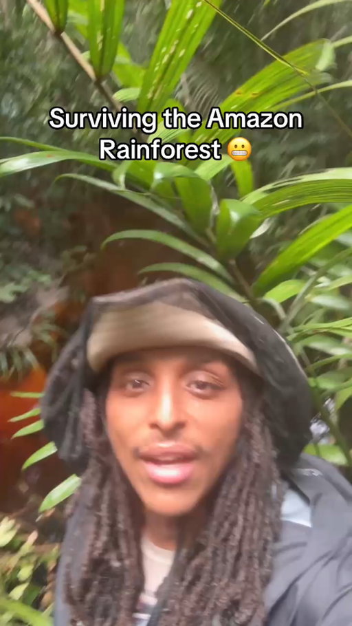 Can I last 24 hours in the Amazon Rainforest? 👀 #agent00 #amp #amazonrainforest #survival