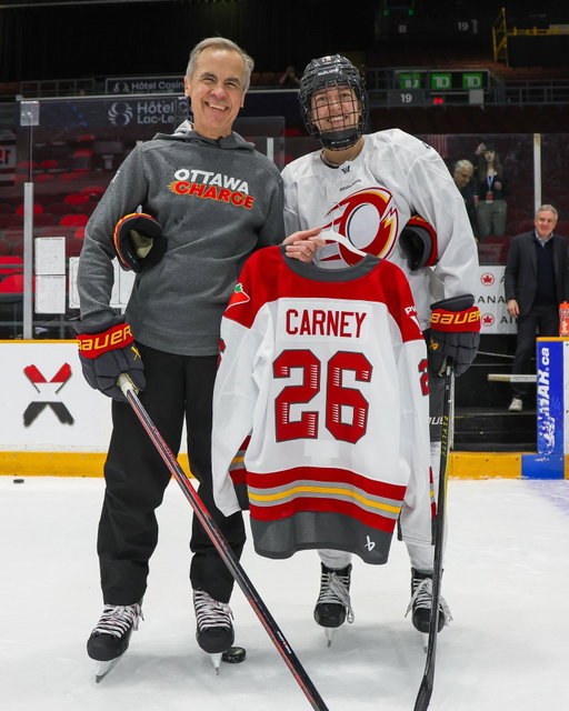 It’s not every day you get to skate with World leaders 🇨🇦🇫🇮
 
It was an honour and a pleasure to have Canadian Prime Minister Mark Carney and Finland President Alexander Stubb out to practice this afternoon! We appreciate your time and your support as we make our final push to the playoffs.