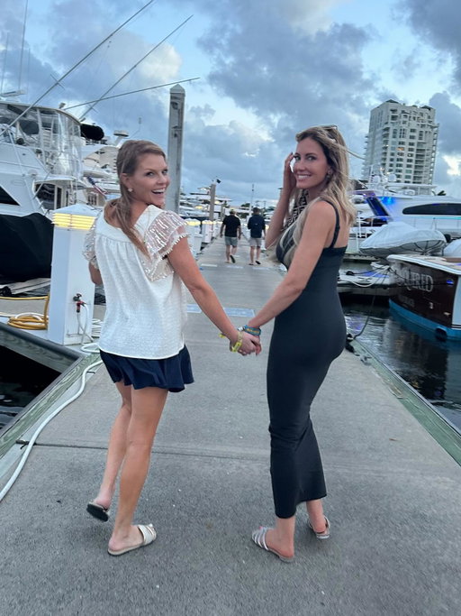 Same crew, new view 🛥️ Nothing beats Florida sunsets with my favorite first mate