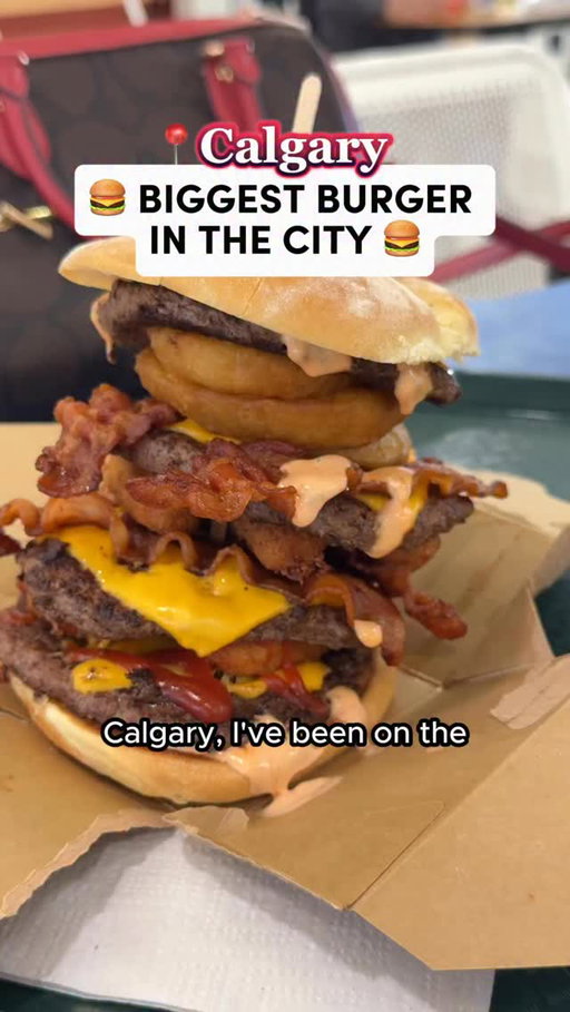 The BIGGEST burger in Calgary?!!! … and it’s in a mall food court?! 🤯

📍 Dragon’s Lair Burgers, Westbrook Mall

Would you slay The Dragon Slayer Burger for $25?? 🍔

I need more burger recommendations!! Who’s got a notable burger in Calgary worth going out of my way for?? Lemme know and I’ll head out ASAP 🫡

Cheers, 

Kelsey, Calgary Explorer 🧭

p.s. follow as I work to uncover more Calgary gems you haven’t heard of
