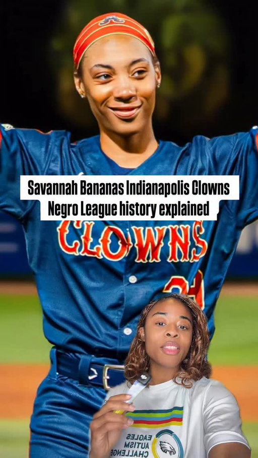 The Savannah Bananas are honoring the Negro Leagues with the Indianapolis Clowns team and I’m so happy Mo’ne Davis is a part of it 🥹🙌🏽⚾️

#symonewiththesports #savannahbananas #bananaball #baseball #negroleagues