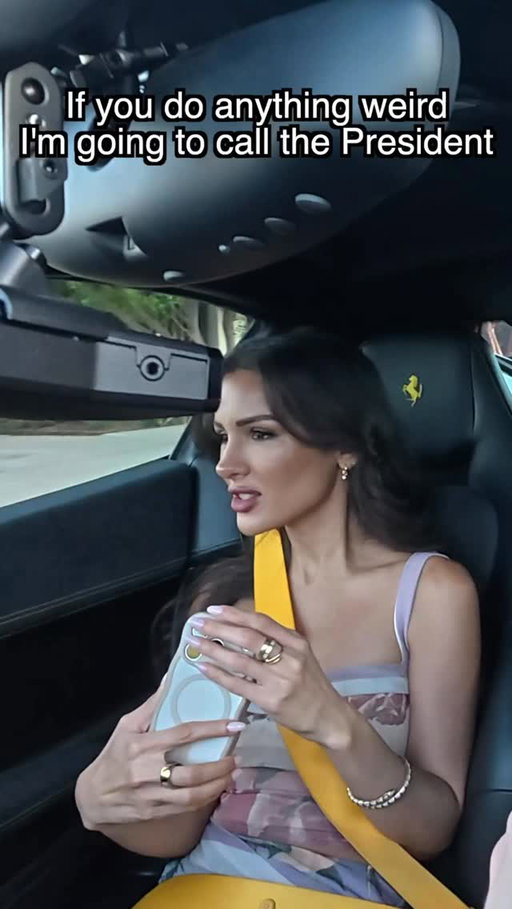 Picking up Uber riders in a Ferrari! @sssniperwolf. Full video live on youtube!