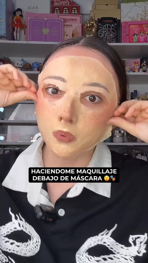 Parte 2 y final de este proceso de 5 horas! 🎭😲🤫 espero que les guste ib @valeriya.eros @suk.imakeup #makeup #maquillajeartistico