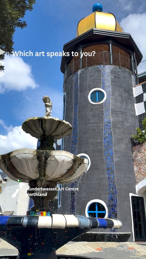 Local art in Aotearoa New Zealand often blends in, you come across it in plain sight. 🎨✨

📍@HundertwasserArtCentre, Northland
📍@Brick_Bay, Auckland
📍Te Ana Māori Rock Art Centre, Timaru
📍Christchurch, Canterbury
📍Boom Boom, Taupō
📍Coastal Walkway, Taranaki
📍@Te_Puia, Rotorua
📍@bonznstonz_carvingstudio, West Coast

Comment "Art" and we'll send you more details.

#NZMustDo #NZBucketList #FEEL100inNZ

👉@NorthlandNZ @VisitAuckland @WeLoveTimaru @ChristchurchNZ @LoveTaupoNZ @Taranaki_NZ @RotoruaNZ👈

ID: A video showing art across Aotearoa New Zealand, including murals, sculptures and Māori art such as carving in pounamu, wood and stone, as well as raranga (weaving).