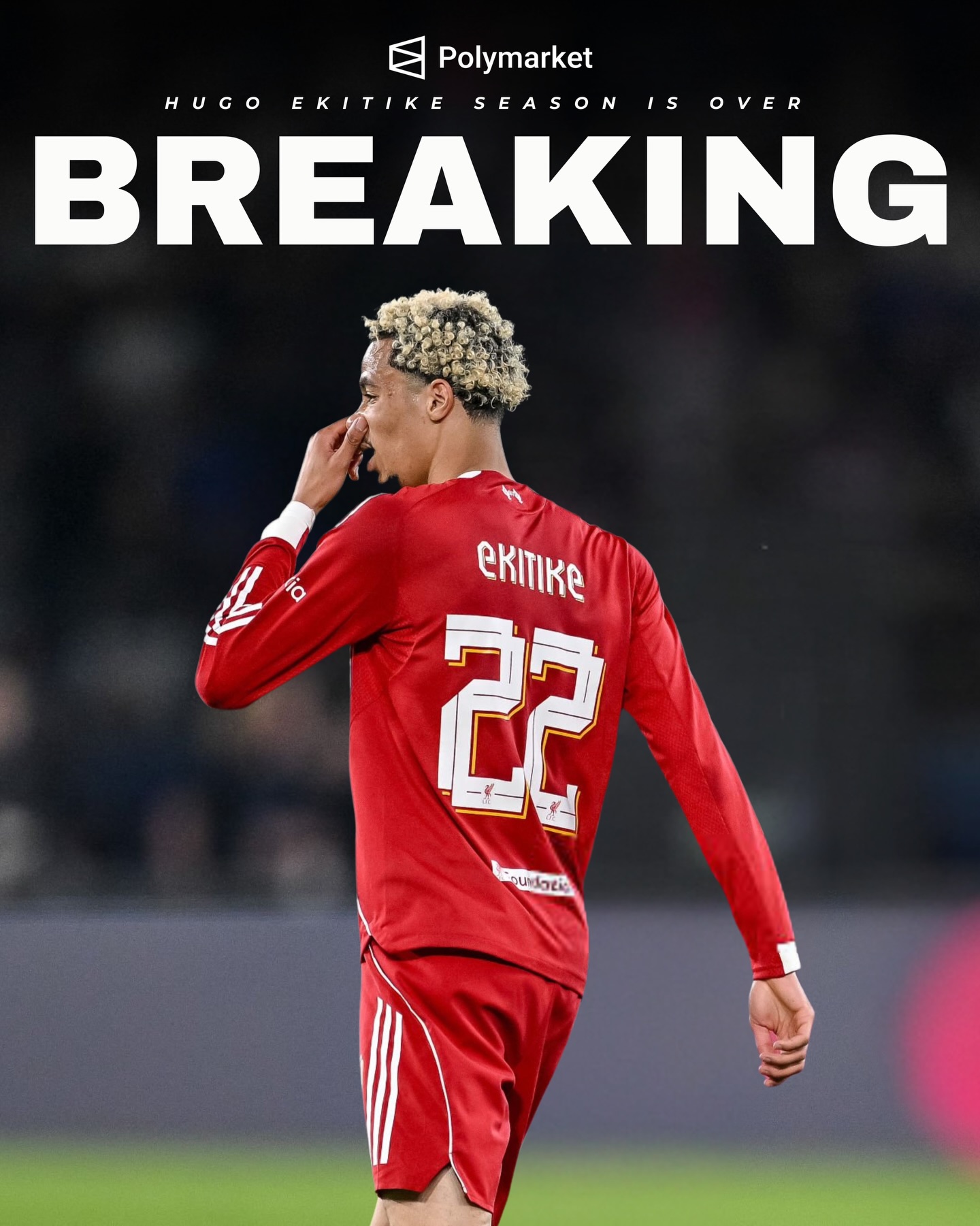 🚨 𝗕𝗥𝗘𝗔𝗞𝗜𝗡𝗚: Hugo Ekitike has suffered a ruptured right Achilles tendon and will miss the World Cup.

It is uncertain if he’ll play again in 2026, with the typical recovery time for this type of injury around 9 months. 🤕

@leparisien 📰